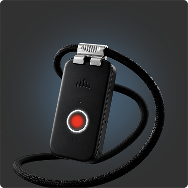 DDD Pendant medical alert device on a lanyard